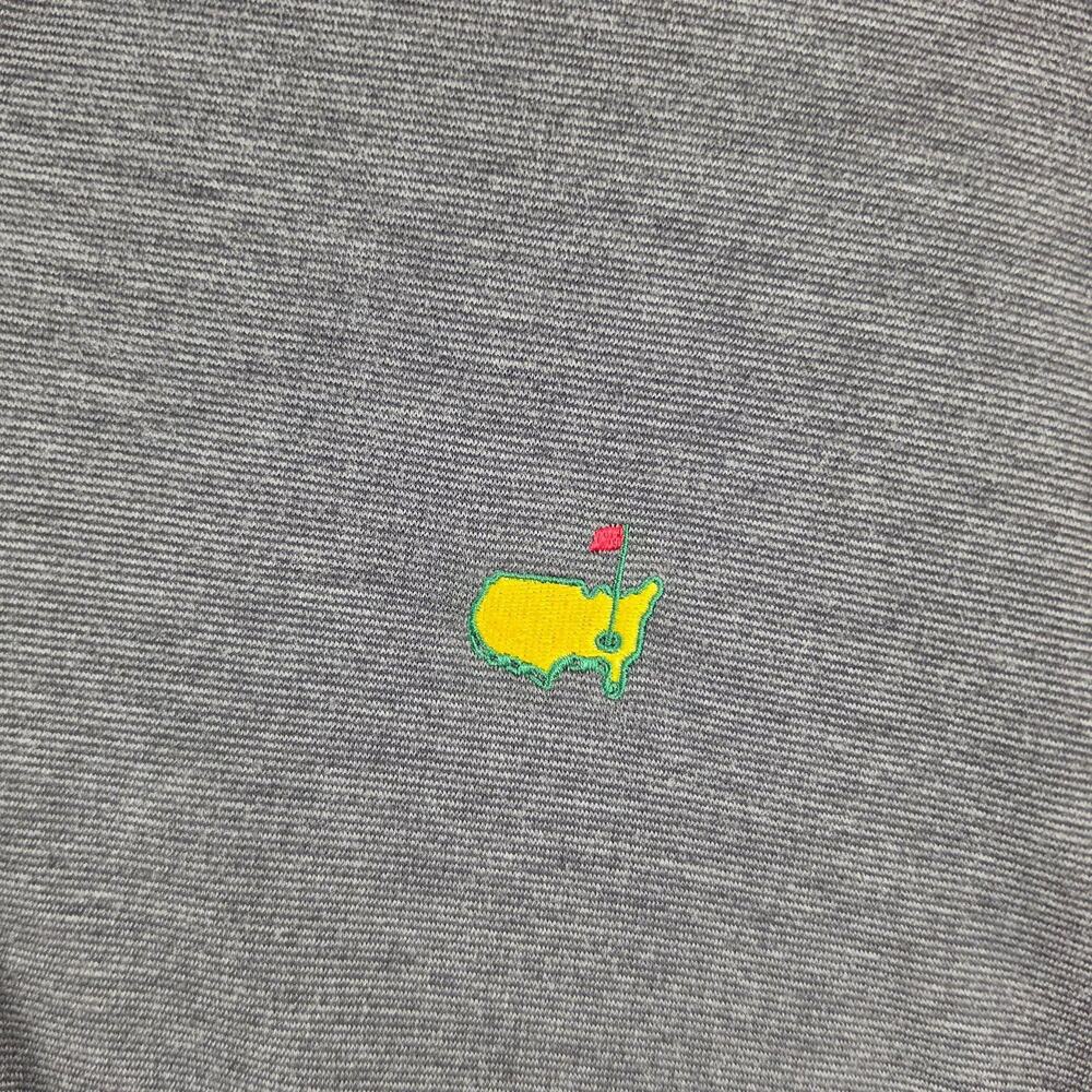 Masters Tech Sweater Mens Medium Performance 1/4 Zip Gray Lightweight Golf Sport - Picture 3 of 11
